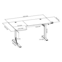 Компьютерный стол GamePro GDC216 Фото 8