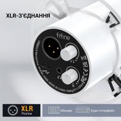 Микрофон Fifine K688W USB White Фото 2