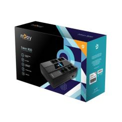 Источник бесперебойного питания nJoy Token 800 USB 8*Schuko Фото 4