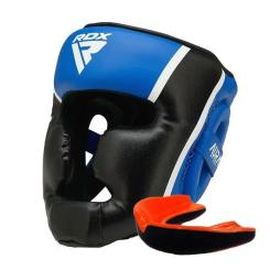 Боксерский шлем RDX Aura Plus T-17 Blue/Black S Фото