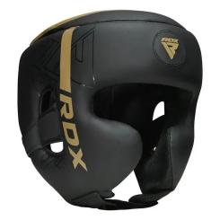 Боксерский шлем RDX F6 KARA Matte Golden XL Фото 1