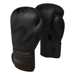 Боксерские перчатки RDX F15 Noir Matte Black 12 унцій Фото