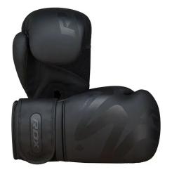 Боксерские перчатки RDX F15 Noir Matte Black 12 унцій Фото 1