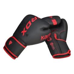 Боксерские перчатки RDX F6 Kara Matte Red 10 унцій Фото 3