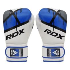 Боксерские перчатки RDX F7 Ego Blue 10 унцій Фото 1