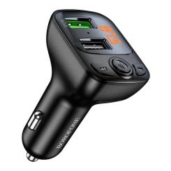 FM модулятор BOROFONE BC41, Black, Box Фото 1