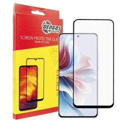 Стекло защитное Dengos Full Glue OPPO Reno 11F (black) Фото