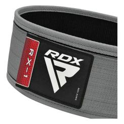 Атлетический пояс RDX RX1 Weight Lifting Belt Grey S Фото 5
