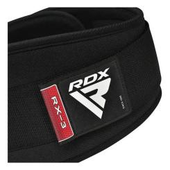 Атлетический пояс RDX RX3 EVA Curve неопреновий Black S Фото 5