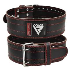 Атлетический пояс RDX для пауерліфтингу RD1 шкіряний Red L Фото 1