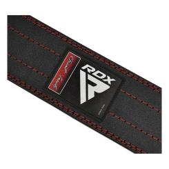 Атлетический пояс RDX для пауерліфтингу RD1 шкіряний Red L Фото 3