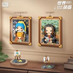 Конструктор LOZ mini Объемная картина Мона Лиза без фигурок Фото 1