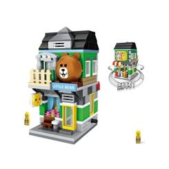 Конструктор LOZ mini Магазин Маленький ведмедик Фото 1