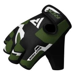 Перчатки для фитнеса RDX F6 Sumblimation Black/Green S Фото 4