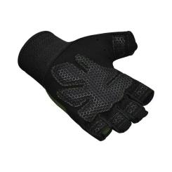 Перчатки для фитнеса RDX W1 Half Black Plus M Фото 4