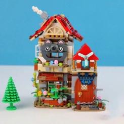 Конструктор LOZ mini Лесная хижина без фигурок Фото 3