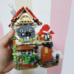 Конструктор LOZ mini Лесная хижина без фигурок Фото 6