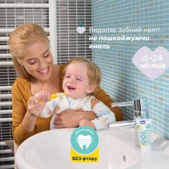 Детская зубная паста Chicco Яблоко-Банан 6-24 мес., 50 мл Фото 4