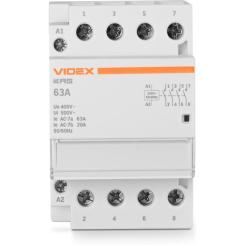 Контактор Videx 4п 63А 4НВ VF-RS-MC4O-63 RESIST Фото 1
