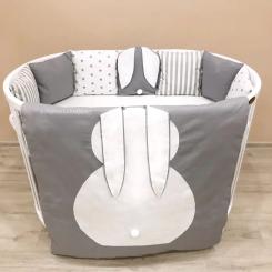 Детский постельный набор Ingvart Зайчик в кроватку Nika Фото