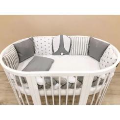 Детский постельный набор Ingvart Зайчик в кроватку Nika Фото 2