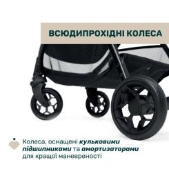Коляска Chicco Glee Stroller Сіра (8058664173617) Фото 3