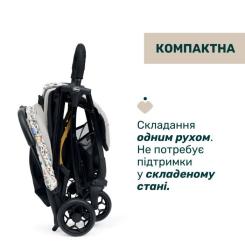 Коляска Chicco Glee Stroller Сіра (8058664173617) Фото 6