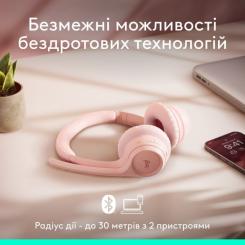 Наушники Logitech Zone 300 Bluetooth Rose Фото 3