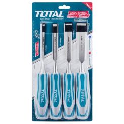 Стамеска Total 140 мм, 4шт. Фото 2
