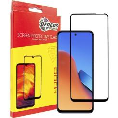 Стекло защитное Dengos Full Glue Xiaomi Redmi 12 (black) Фото