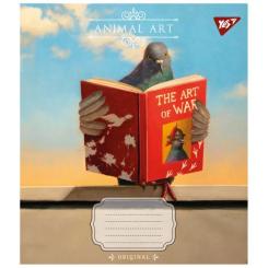 Тетрадь Yes Animal art 48 листов линия Фото 2