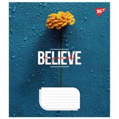 Тетрадь Yes Believe in yourself 36 аркушів лінія Фото 1