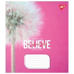 Тетрадь Yes Believe in yourself 36 аркушів лінія Фото 3
