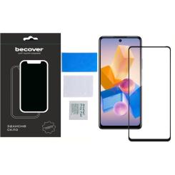 Стекло защитное BeCover Infinix Hot 40 Pro (X6837) Black Фото 1