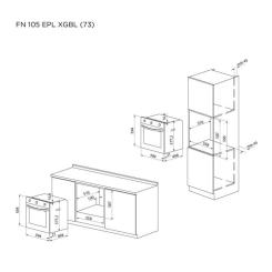Духовой шкаф Pyramida FN 105 EPL XGBL (73) Фото 11