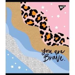 Тетрадь Yes А5 Abstract Крафт 18 аркушів клітинка Фото 2