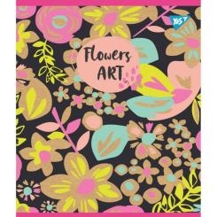 Тетрадь Yes А5 Flowers Art Крафт 18 листов клетка Фото 4