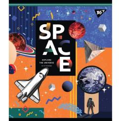 Тетрадь Yes А5 Space Abstract 18 аркушів клітинка Фото 4