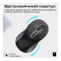 Мышка Promate Ken Wireless/Bluetooth Black Фото 2