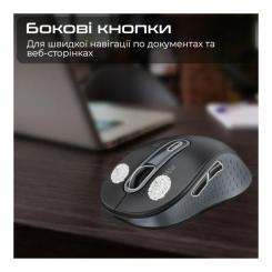 Мышка Promate Ken Wireless/Bluetooth Black Фото 5