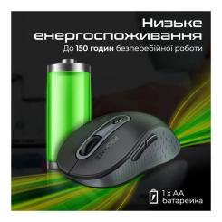 Мышка Promate Ken Wireless/Bluetooth Black Фото 6