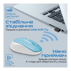 Мышка Promate Tracker Wireless Blue Фото 5