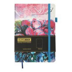 Книга записная Buromax CHERIE А5 96 аркушів крапка, синій Фото 1