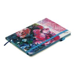 Книга записная Buromax CHERIE А5 96 аркушів крапка, синій Фото 2