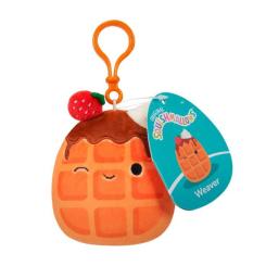 Мягкая игрушка Squishmallows на клипсе -Вафелька Вивер 9 см Фото 6