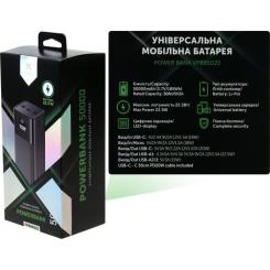 Батарея универсальная Vinga 50000 mAh 22.5W Display Black Фото 8