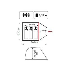 Палатка Tramp Lite Fly 3 одношаровий Olive Фото 11