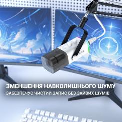 Микрофон Fifine AM8W USB/XLR White Фото 6
