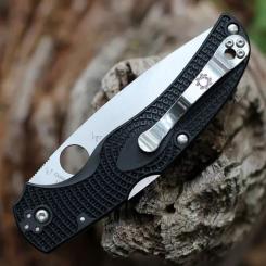 Нож Spyderco Native Chief Satin BD1N Black FRN Фото 9