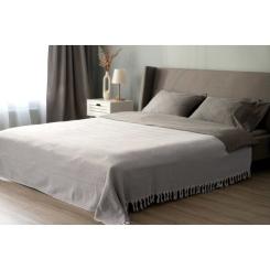 Плед Ardesto Summer 100% хлопок серый 140х190 см Фото 1